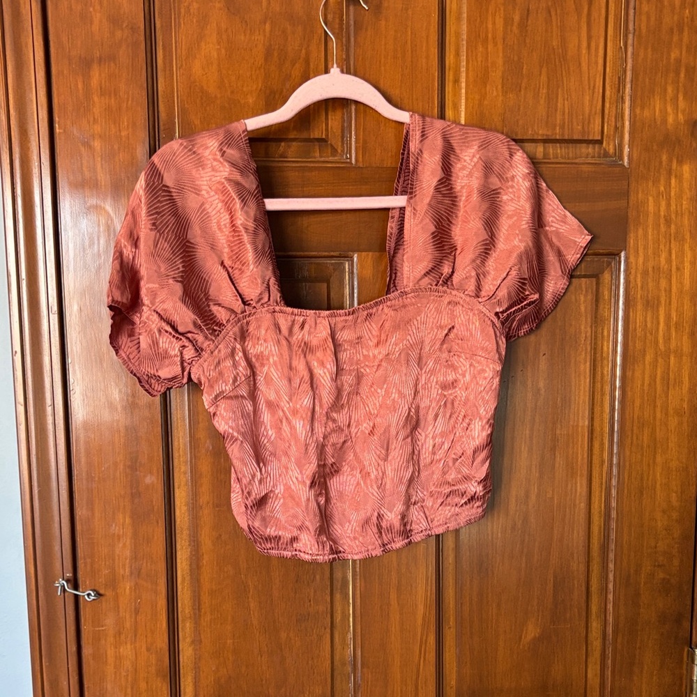 Nasty Gal Elegant Rust Women's Top Size 6